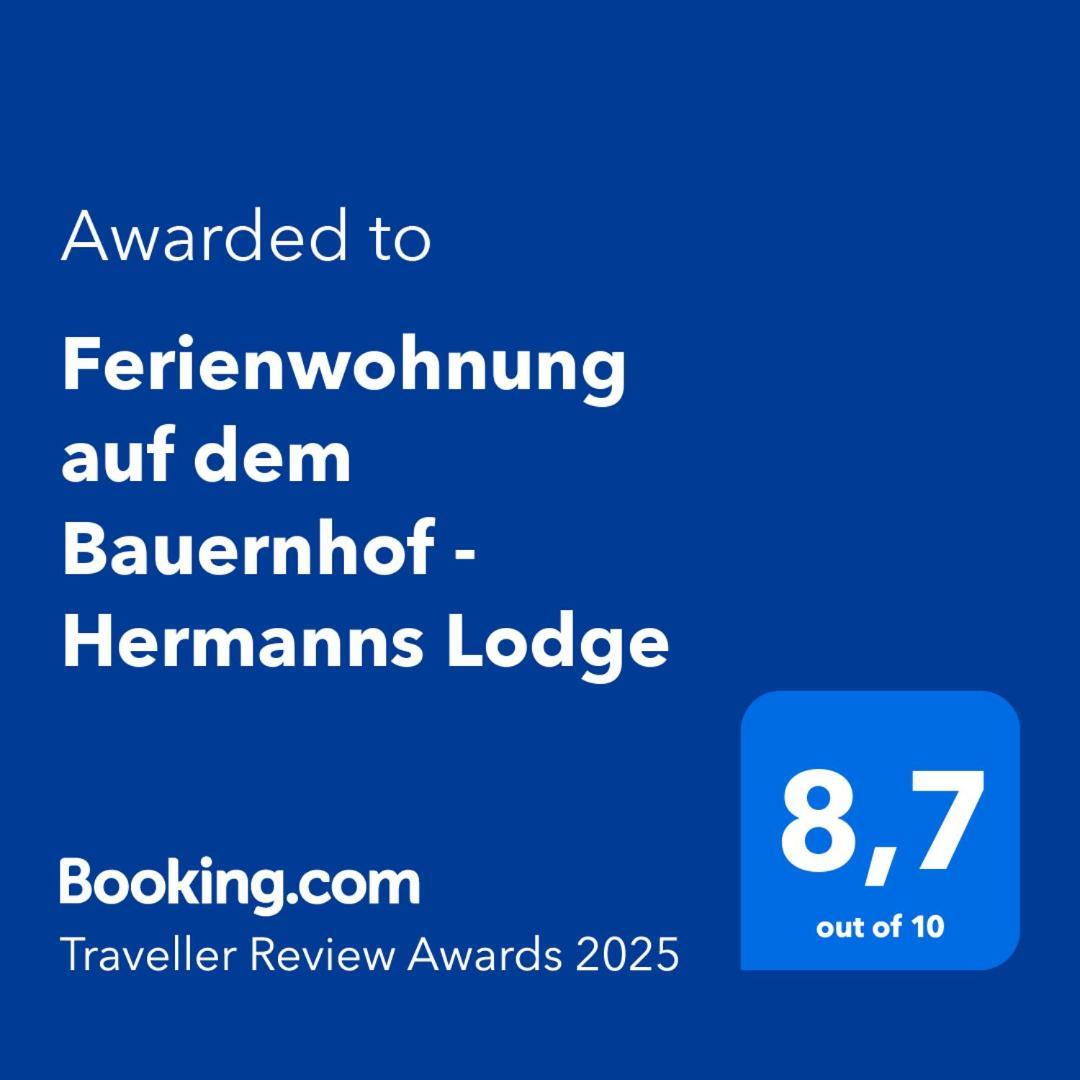 Ferienwohnung Auf Dem Bauernhof - Hermanns Lodge Strassenhaus Exterior foto